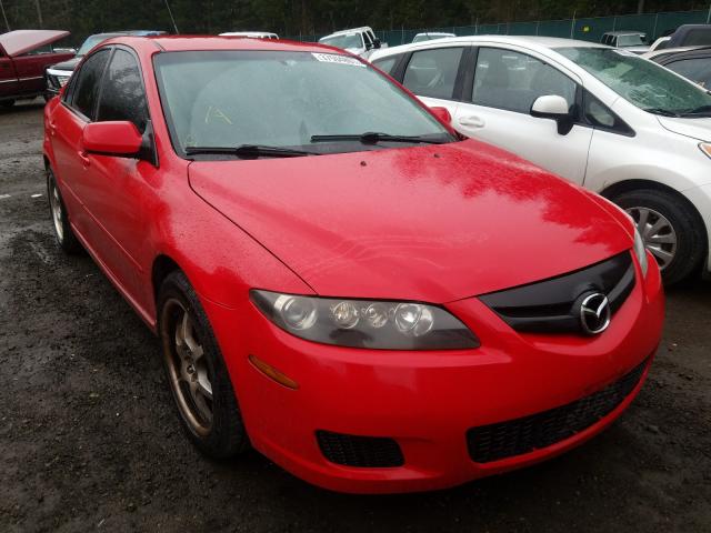 1YVHP84C275M25955 - 2007 MAZDA 6 I RED photo 1