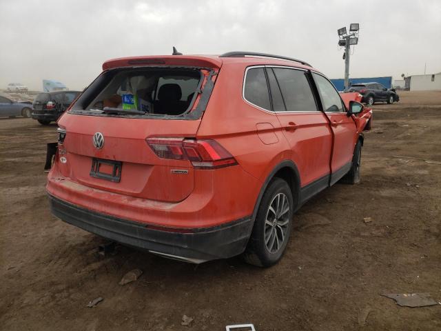 3VV2B7AX4KM108789 - 2019 VOLKSWAGEN TIGUAN SE ORANGE photo 4