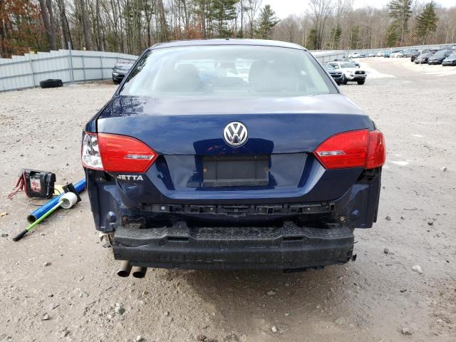3VW2K7AJ0EM378033 - 2014 VOLKSWAGEN JETTA BASE BLUE photo 6