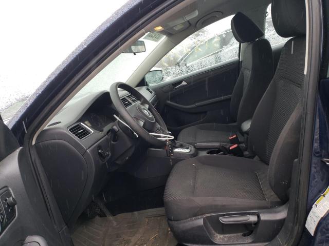 3VW2K7AJ0EM378033 - 2014 VOLKSWAGEN JETTA BASE BLUE photo 7