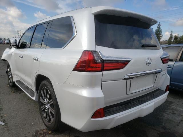 JTJDY7AX4L4321886 - 2020 LEXUS LX 570 WHITE photo 3