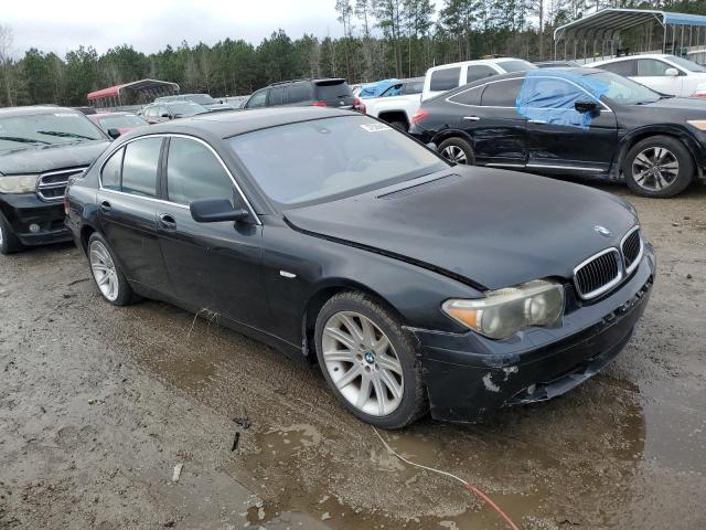 WBAGL63493DP63684 - 2003 BMW 7 SERIES BLACK photo 4