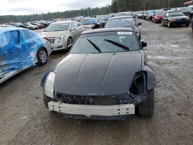 JN1AZ34E43T005600 - 2003 NISSAN 350Z COUPE BLACK photo 5