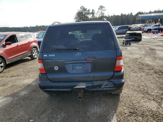 4JGAB54E62A318568 - 2002 MERCEDES-BENZ ML 320 BLUE photo 6