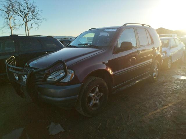 4JGAB54E2WA013056 - 1998 MERCEDES-BENZ ML 320 BURGUNDY photo 1