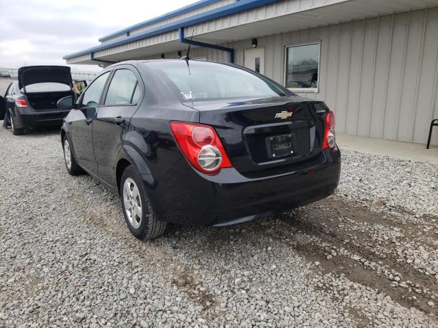1G1JA5SH7E4119223 - 2014 CHEVROLET SONIC LS BLACK photo 3