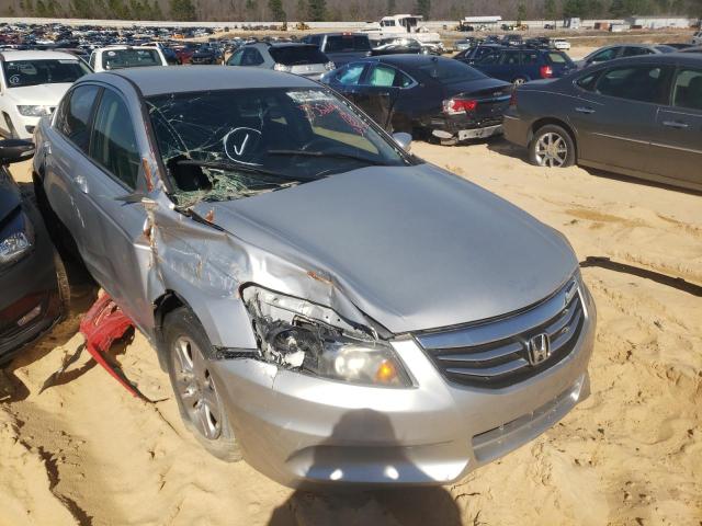 1HGCP2F66CA017966 - 2012 HONDA ACCORD SE GRAY photo 1