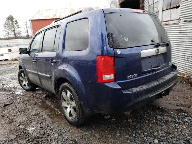 5FNYF4H96FB035809 - 2015 HONDA PILOT TOUR BLUE photo 2