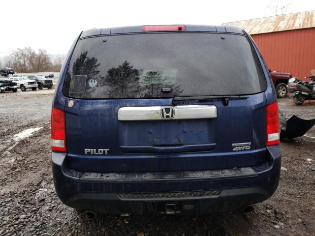 5FNYF4H96FB035809 - 2015 HONDA PILOT TOUR BLUE photo 6