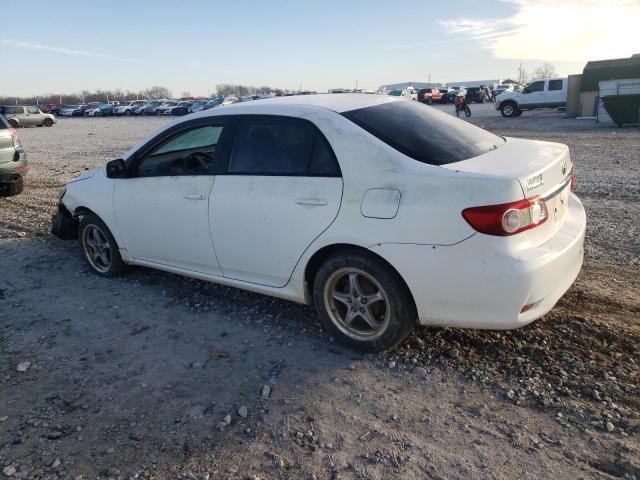 2T1BU4EE9CC912614 - 2012 TOYOTA COROLLA BA WHITE photo 2