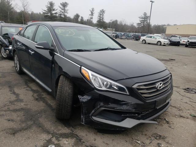 5NPE34AF0HH484550 - 2017 HYUNDAI SONATA SPO BLACK photo 1