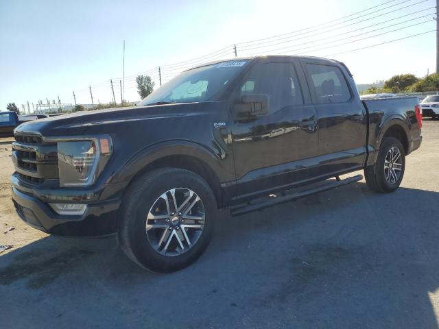 1FTEW1CP7MKD98644 - 2021 FORD F150 SUPER BLACK photo 1