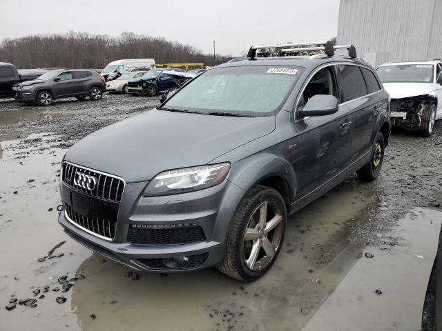 WA1DGAFE4ED013981 - 2014 AUDI Q7 PRESTIG GRAY photo 1