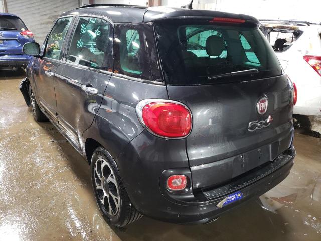 ZFBCFACH5EZ005039 - 2014 FIAT 500L LOUNG GRAY photo 3