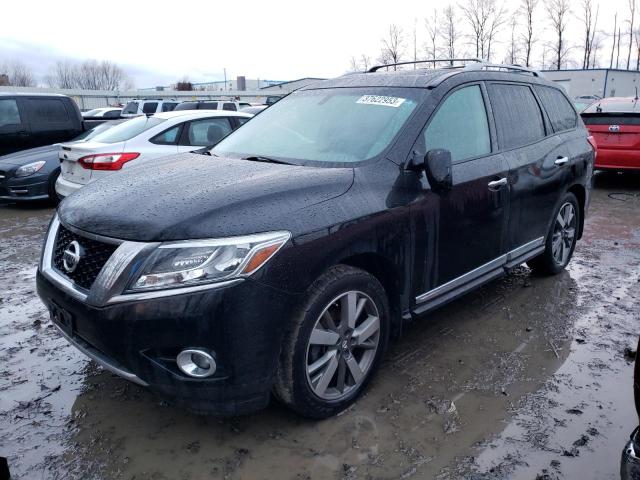 5N1AR2MM4DC605934 - 2013 NISSAN PATHFINDER BLACK photo 1