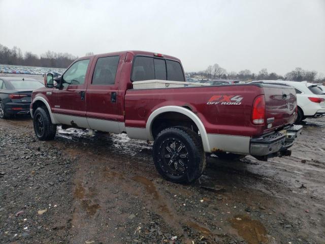 1FTWW31P26EB65579 - 2006 FORD F350 SRW S MAROON photo 2