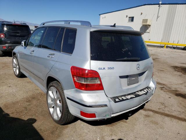 WDCGG8HB9BF644752 - 2011 MERCEDES-BENZ GLK 350 4M SILVER photo 3