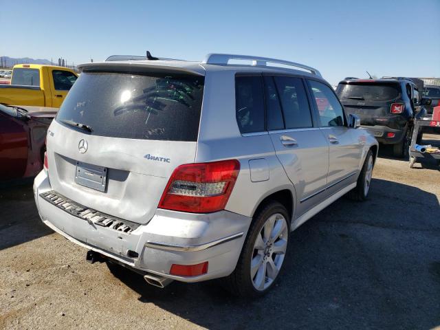 WDCGG8HB9BF644752 - 2011 MERCEDES-BENZ GLK 350 4M SILVER photo 4