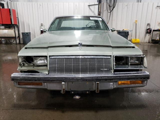 1G4GM47A4FH448174 - 1985 BUICK REGAL LIMI GREEN photo 5