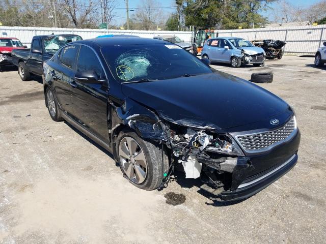 KNAGN4AD1G5092769 - 2016 KIA OPTIMA HYB BLACK photo 1