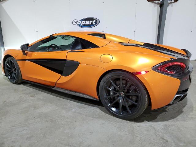 SBM13FAA7JW004087 - 2018 MCLAREN AUTOMOTIVE 570S ORANGE photo 2