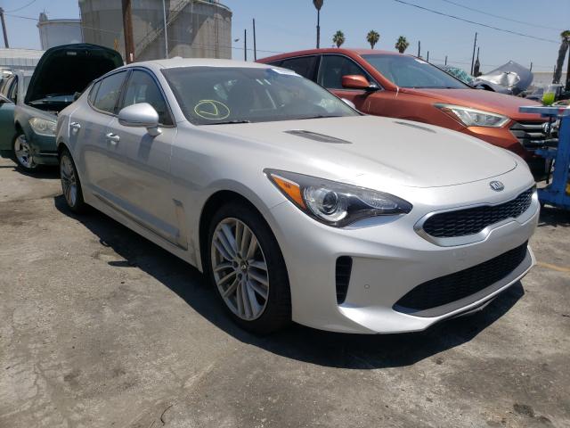 KNAE15LA4J6012698 - 2018 KIA STINGER SILVER photo 1