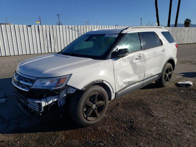 1FM5K7D81JGB79596 - 2018 FORD EXPLORER X WHITE photo 1