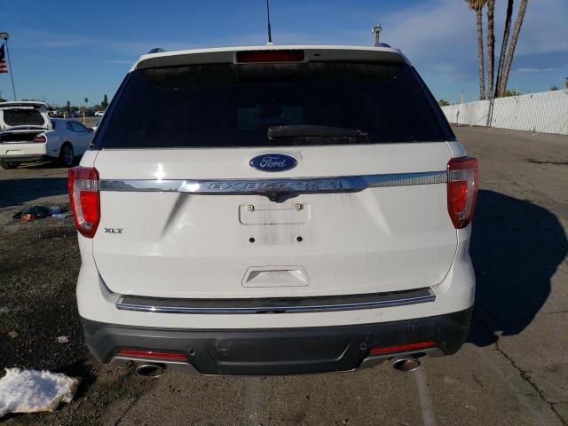 1FM5K7D81JGB79596 - 2018 FORD EXPLORER X WHITE photo 6