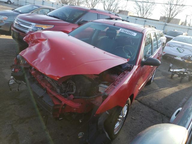 1FAFP36N27W148688 - 2007 FORD FOCUS ZXW RED photo 2