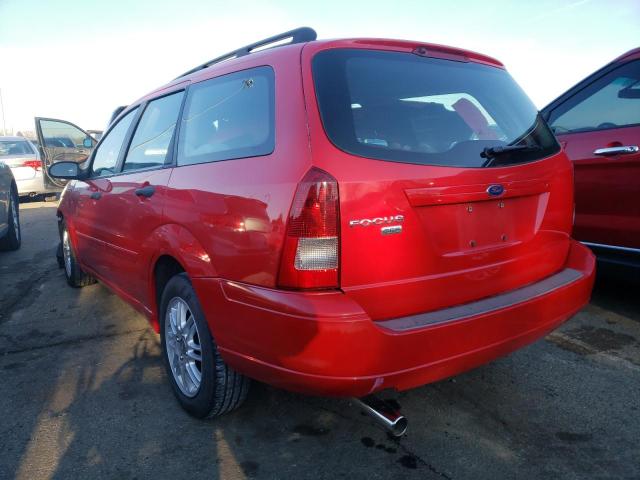 1FAFP36N27W148688 - 2007 FORD FOCUS ZXW RED photo 3