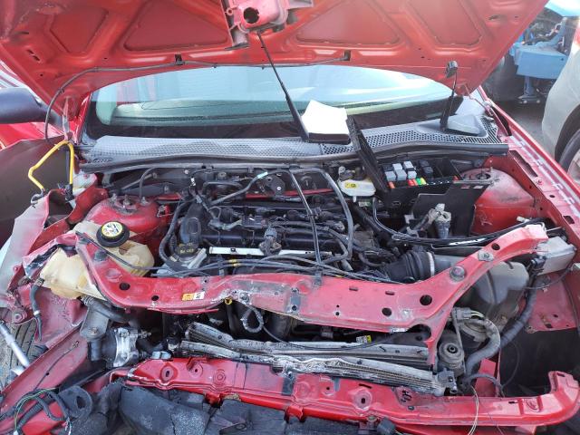 1FAFP36N27W148688 - 2007 FORD FOCUS ZXW RED photo 7