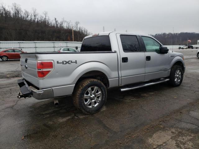 1FTFW1ET8EKD93176 - 2014 FORD F150 SUPER SILVER photo 3