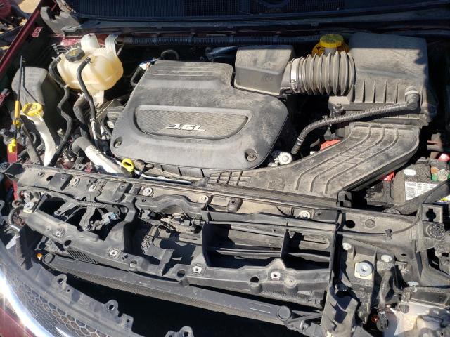 2C4RC1CG9HR509177 - 2017 CHRYSLER PACIFICA L BURGUNDY photo 7