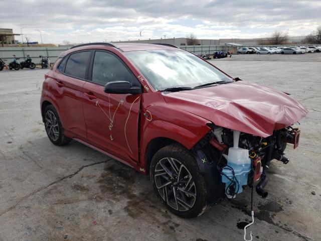 KM8K33A36NU861284 - 2022 HYUNDAI KONA N LIN RED photo 1