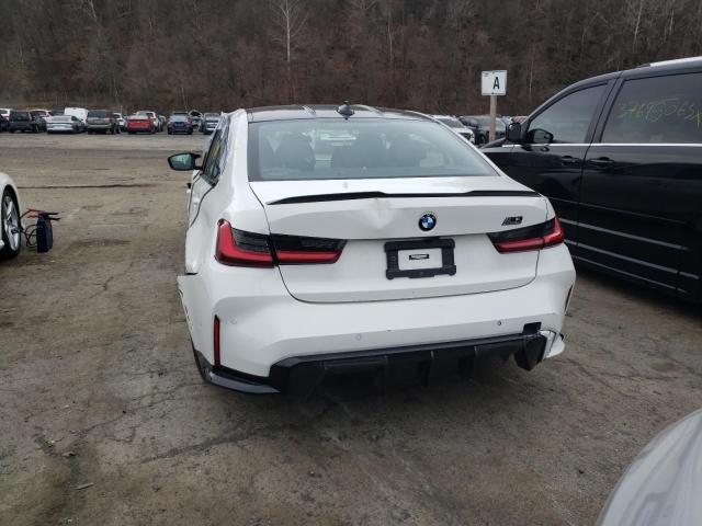WBS33AY03NFM36952 - 2022 BMW M3 COMPETI WHITE photo 6