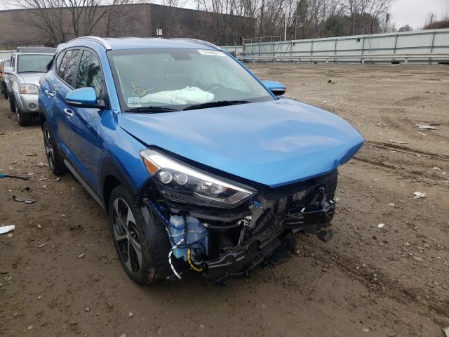 KM8J33A23JU734280 - 2018 HYUNDAI TUCSON VAL BLUE photo 1