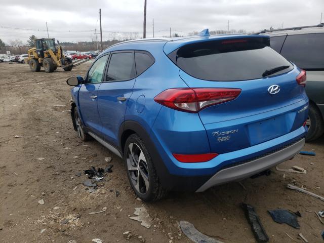 KM8J33A23JU734280 - 2018 HYUNDAI TUCSON VAL BLUE photo 3