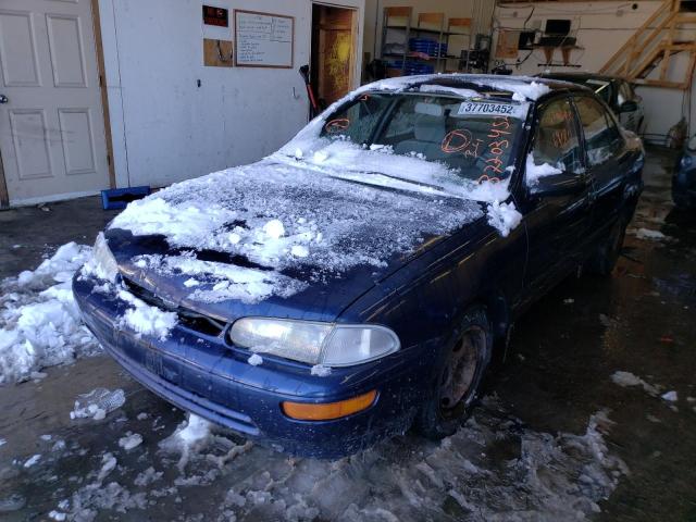 1Y1SK5261VZ435402 - 1997 GEO PRIZM BLUE photo 2