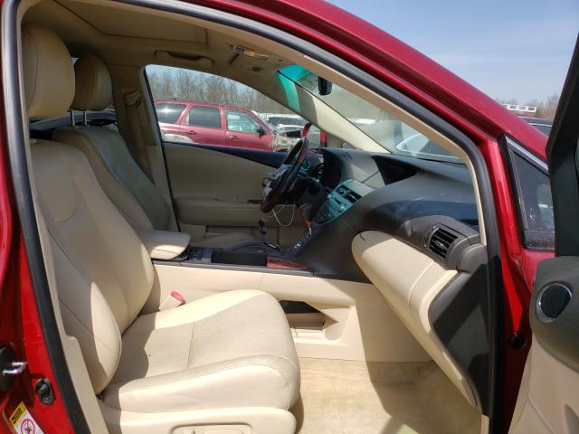 JTJBC1BA9B2043302 - 2011 LEXUS RX 450 RED photo 5