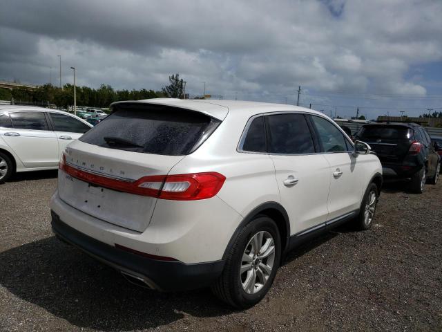 2LMPJ6JR7HBL28490 - 2017 LINCOLN MKX PREMIE WHITE photo 4