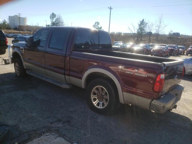 1FTSW21R39EA26074 - 2009 FORD F250 SUPER BURGUNDY photo 3