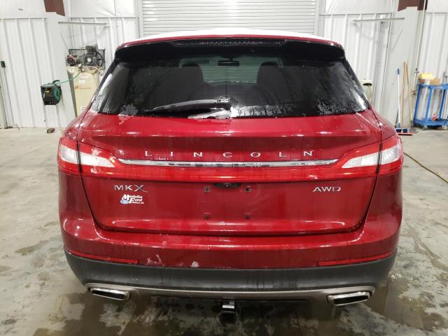 2LMTJ8LR9GBL24771 - 2016 LINCOLN MKX RESERV წითელი ფოტო 6