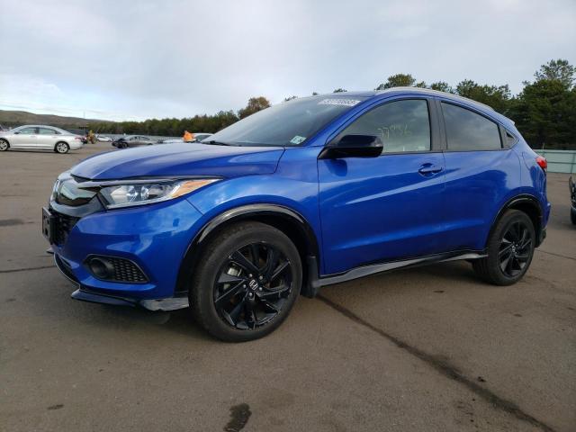 3CZRU6H16MM711744 - 2021 HONDA HR-V SPORT BLUE photo 1