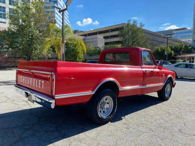 CE247Z119217 - 1967 CHEVROLET C20 RED photo 4