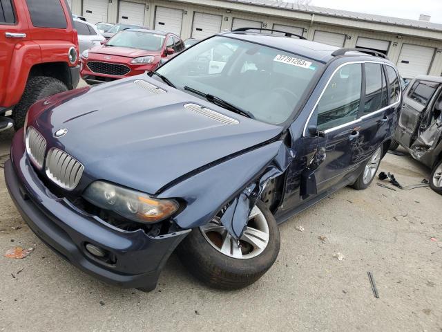 5UXFB535X4LV05488 - 2004 BMW X5 4.4I BLUE photo 1