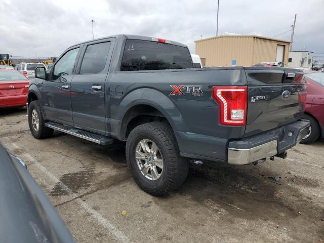 1FTEW1EP7HFB70414 - 2017 FORD F150 SUPER GRAY photo 2