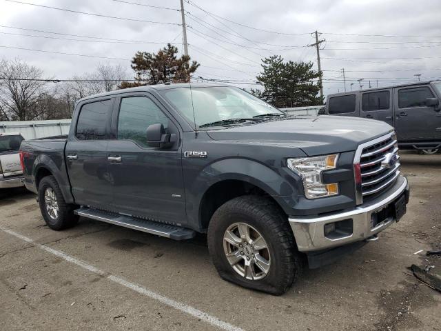 1FTEW1EP7HFB70414 - 2017 FORD F150 SUPER GRAY photo 4