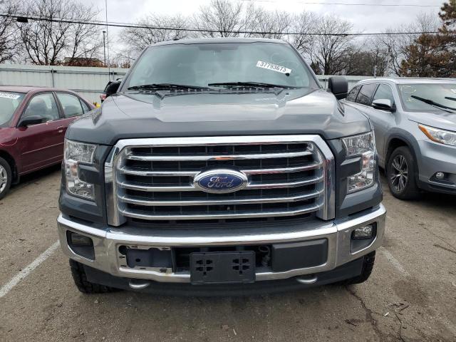 1FTEW1EP7HFB70414 - 2017 FORD F150 SUPER GRAY photo 5