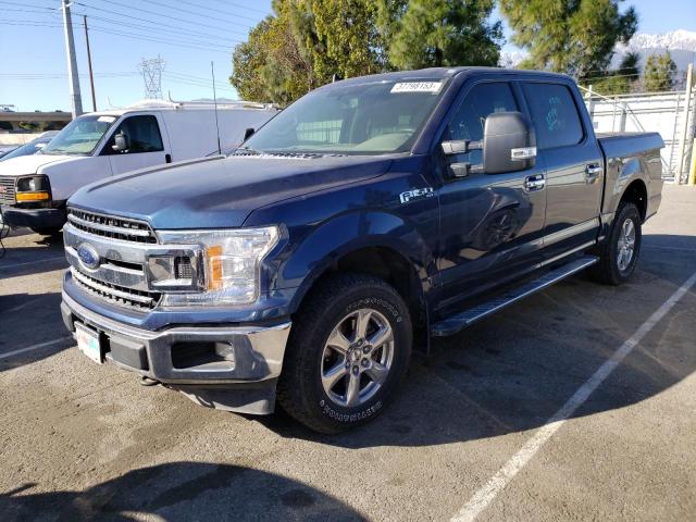 1FTFW1E46KKD73352 - 2019 FORD F150 SUPER BLUE photo 1