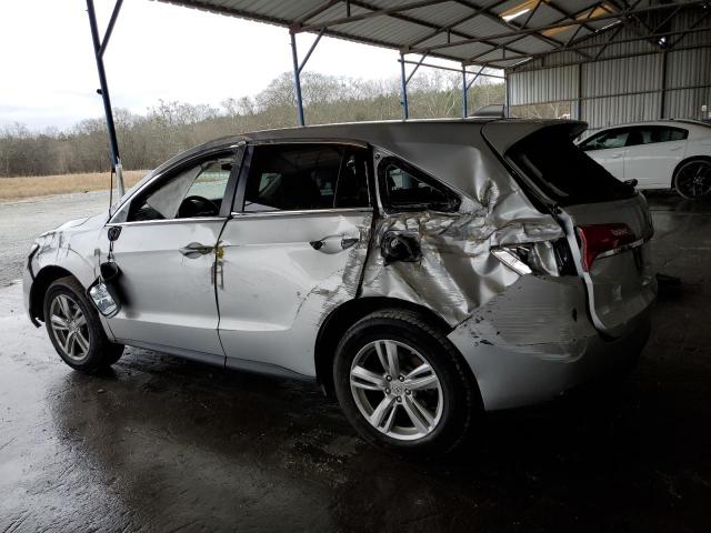 5J8TB3H39FL006346 - 2015 ACURA RDX SILVER photo 2